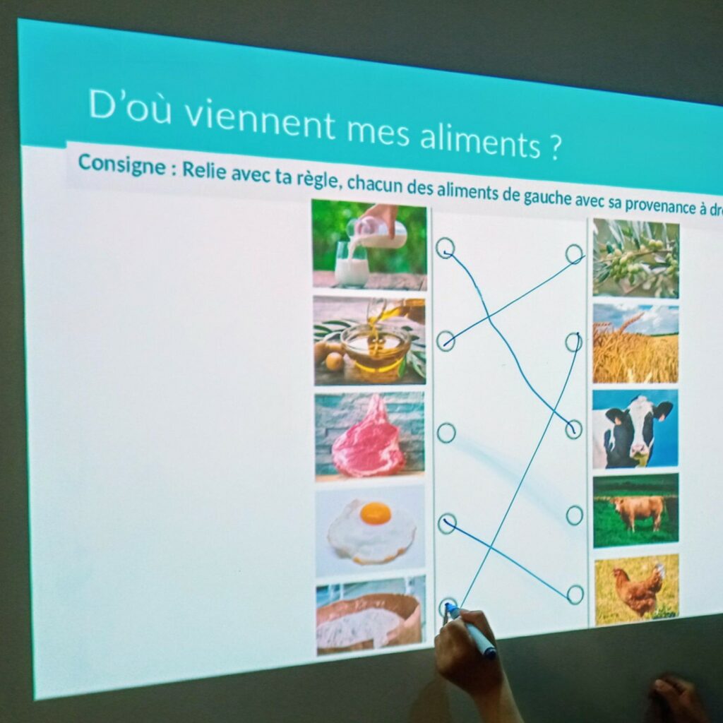 exercice alimentation durable Ecopousse par ACTEE