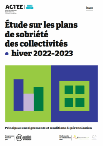 ACTEE_Etude sur les plans de sobriété des collectivités