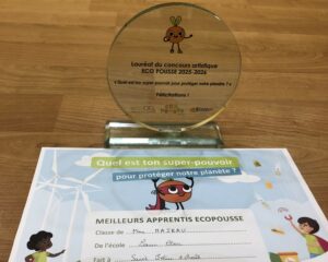 récompense remise de prix concours artistique Ecopousse