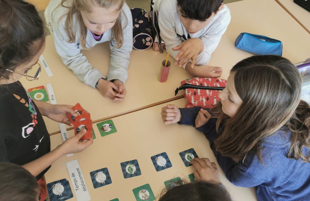 Jeu des avantages et inconvénients des différents moyens de transports - école Jean Jaurès - Auch