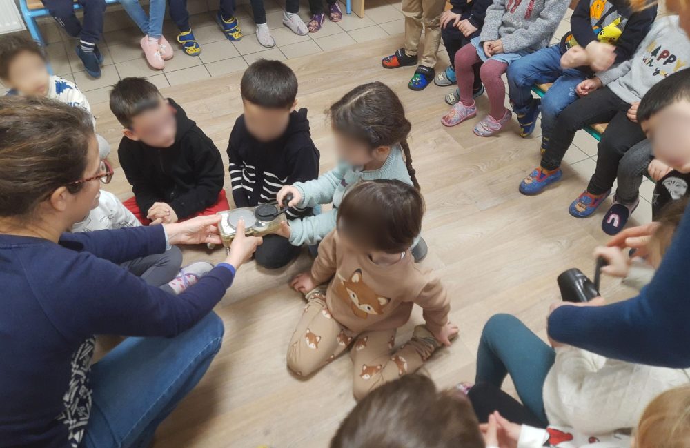 photo animation ludique Ecopousse école
