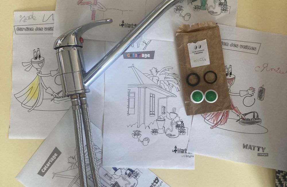 Atelier de sensibilisation aux économies d'eau.