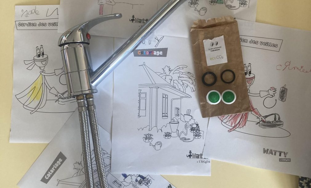 Atelier de sensibilisation aux économies d'eau.